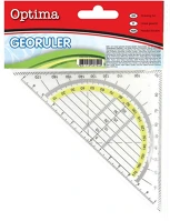 Optima 100183 Szögmérő  180 fokos műanyag kép