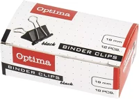 Optima 122151 Binder csipesz 19 mm 12 darabos kép