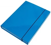 Optima 15.0010003 Füzetbox  a/4 3 cm-es gerinccel kék kép