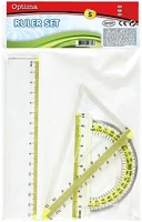 Optima 15.01261 Vonalzókészlet  15cm vonalzóval 4 darabos kép