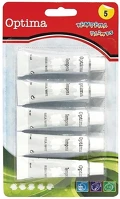 Optima 15.17419 Tempera  12 ml fehér 5 darabos kép