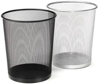 Optima 22681 Papírkosár fémhálós  fekete 20l kép