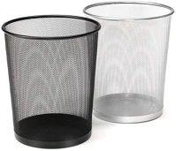 Optima 22681S Papírkosár fémhálós  ezüst 20l kép