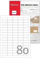 Optima 32122 Etikett   35,6x16,9mm 8000 címke/doboz 100 ív/doboz kép