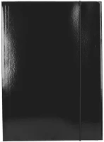 Optima 60676B Gumis mappa  a/4 fekete 600gr kép