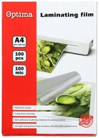 Optima A/4 100 Lamináló fólia  a/4 100 mikron fényes 100/csom kép