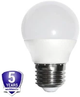 Optonica SP1741 Led gömb izzó, e27, 6w, meleg fehér fény, 480lm, 2800k kép