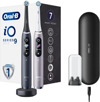 Oral-b 4210201411574 Io9 duopack elektromos fogkefe black + rose kép