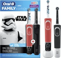 Oral-b D103 kids d100 star wars elektromos fogkefe családi csomag (d103.413.3-d100.410 kép