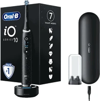 Oral-b IOSERIES10S-BLK Io series 10 elektromos fogkefe, utazótokkal, fekete kép