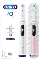 Oral-b ORAL-B IO6 DUOPACK WHITE + PINK Io6 elektromos fogkefe duopack white + pink kép