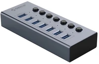 Orico BT2U3-7AB 7-portos usb3.0 hub szürke kép