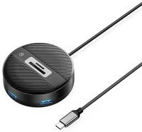 Orico ORICO-YS5-C3-03-BK-BP Type-c 4xusb/sd/tf usb hub kép