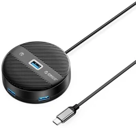 Orico YS2-C3-03-BK 4x usb 3.0 hub fekete kép