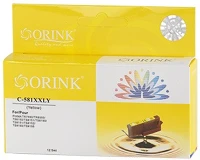 Orink 1997C001 Canon cli581xxl tintapatron yellow kép