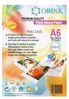 Orink A6, S 260G. 20LAP Fotópapír pp a6, s 260g. 20lap fényes  (p691260s20) kép