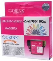 Orink BROCB11MA Brother cb11/lc980/lc1100xl tintapatron magenta kép
