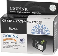 Orink BROCB17BK Brother cb17/77/450/1280xl tintapatron black kép