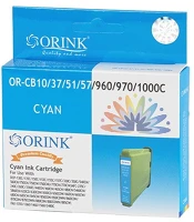 Orink BROCB37CYL Brother cb37/lc960/lc970/lc1000 tintapatron cyan kép