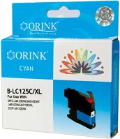 Orink BROLC125XLCY Brother lc125xl tintapatron cyan kép