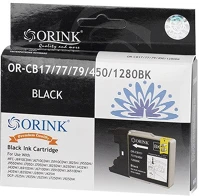 Orink BROLC12BK Brother lc12/lc1240/lc1280xl tintapatron black kép