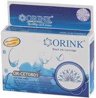 Orink T0801 Epson t0801 tintapatron black kép