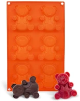 Orion 123283 Szilikon sütőforma mackók (123283) kép