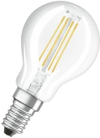 Osram 4058075819733 Base átlátszó üveg búra/4w/470lm/4000k/e14 led kisgömb izzó 3 db kép