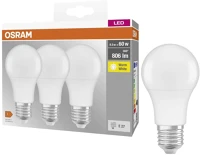 Osram 4099854046797 Led fényforrás e27 8.5w 3db/cs (4099854046797) kép