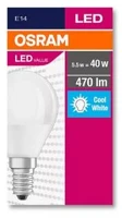 Osram COR_OLEDE1406 Led izzó, e14, kisgömb, p45, 5,7w, 470lm, 4000k (hf),  