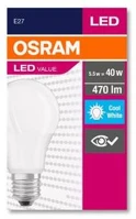 Osram COR_OLEDE2701 Led izzó, e27, gömb, a60, 5w, 470lm, 4000k (hf),  