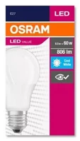 Osram COR_OLEDE2703 Led izzó, e27, gömb, a60, 8,5w, 806lm, 4000k (hf),  