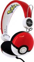 Otl PK0445 Wired headphones for kids  pokemon pokeball dome (red) kép