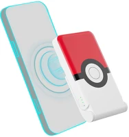 Otl PK1186 Magnetic powerbank  5000 mah, usb-c 15w, pokemon pokeball with stand (red-white) kép