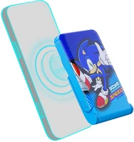 Otl SH1195 Magnetic powerbank  5000 mah, usb-c 15w, sonic the hedgehoh with stand (blue) kép