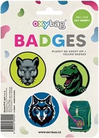 Oxy 17.00490 Cserélhető matrica  táskára 3 darabos animal kép