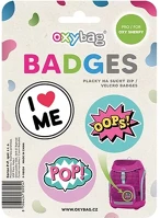 Oxy 17.00492 Cserélhető matrica  táskára 3 darabos crazy kép