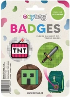 Oxy 17.00493 Cserélhető matrica  táskára 3 darabos game kép