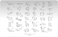 Oxy 5-90123 Könyökalátét pp 58x38 cm origami animals kép