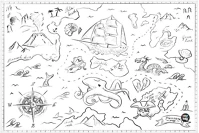 Oxy 5-90425 Könyökalátét pp 58x38 cm pirate kép
