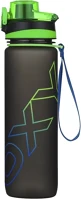 Oxy 6-44926 Kulacs  life műanyag bpa-mentes 1 liter fekete-zöld kép