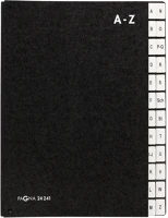 Pagna 24241-04 Előrendező karton a-z nyitott  fekete kép