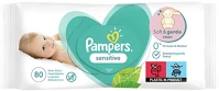 Pampers 8001841041421 Baby nedves törlőkendő sensitive 80db/csomag kép