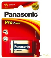 Panasonic 6LR61PPG/1BP Panasonic pro power 6lr61ppg/1bp 9v blokk szupertartós alkáli elem