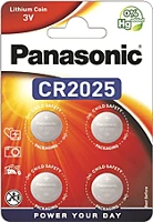 Panasonic cr-2025l/4bp Panasonic 3v lítium gombelem 4db (cr-2025l/4bp)