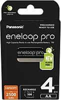 Panasonic bk3hcde-4be-n Panasonic eneloop 4db 2500mah aa/ceruza akkumulátor  (bk3hcde-4be-n)