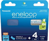 Panasonic BK3MCDEC4BE Eneloop aa (lr6) 2000mah nimh akkumulátor 4db fehér kép