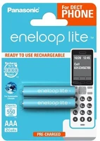 Panasonic BK-4LCCE/2DE Eneloop lite elem (aaa, , 1.2v, 550 mah ni-mh, újratölthető) 2db / csomag kép