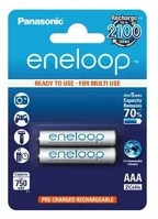 Panasonic BK-4MCCE/2BE Eneloop  aaa 750mah ni-mh akkumulátor kép