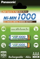 Panasonic BK-4HGAE/2BE Aaa 1000mah ni-mh akkumulátor kép